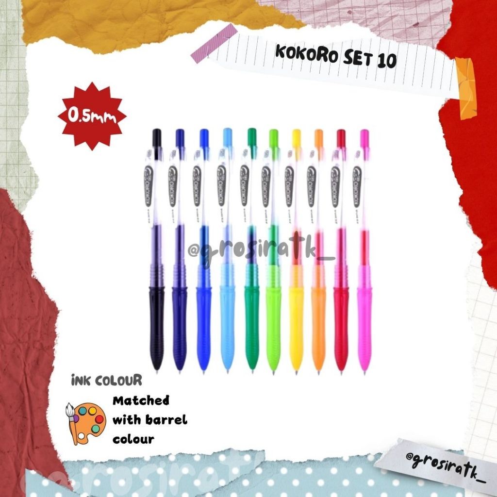 

KOKORO SET 10 (ALL COLOUR IN 1) WE!!!