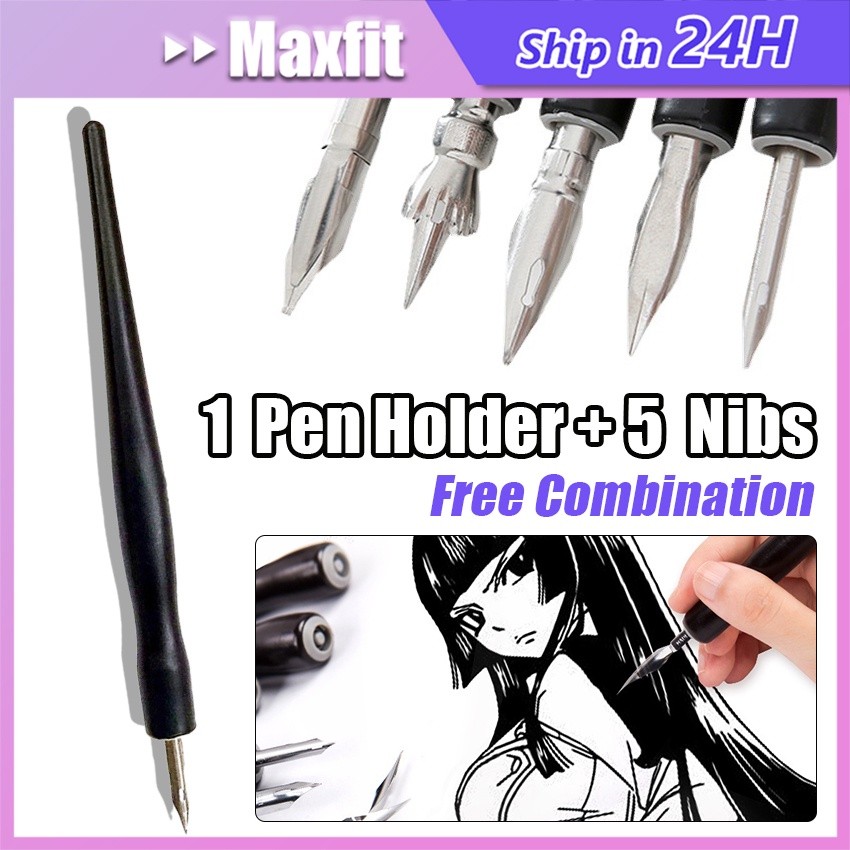 

Pena Kalam Kaligrafi 1 Set Fountain Pen Kaligrafi Calligraphy Pen Manga Comic Pen Drawing Tools 1