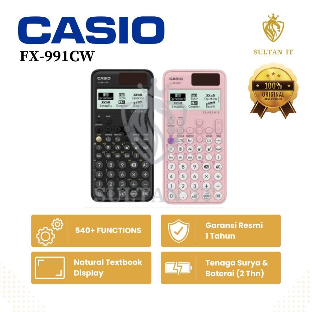 

Casio FX-991CW / FX 82CW Black ClassWiz Model Scientific Calculator Original WE!!