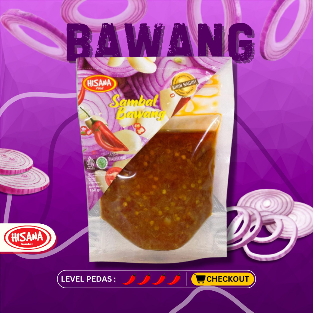 

Hisana - Sambal Bawang - 160gr