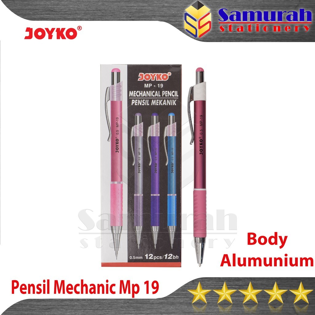 

Pensil Mekanik Joyko MP-19 0.5 mm Per Lusin / Mechanical Pencil MP 19 isi 05 Mili / Pensil Cetek isi