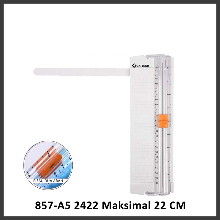

No Na - Pemotong Kertas Dorong Tarik Paper Cutter A4 Pc 1637 16X37 Cm Dp