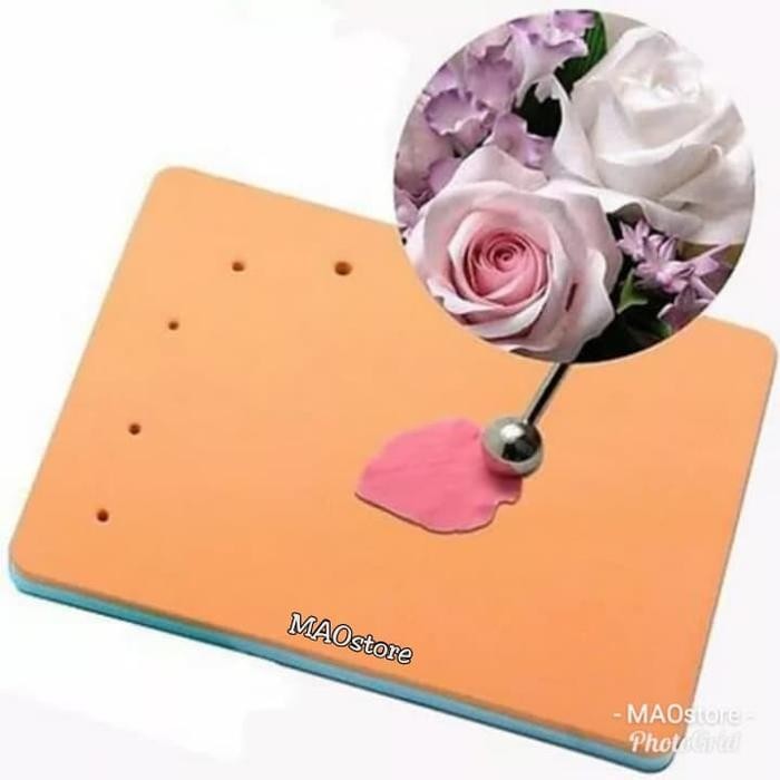 

No Na - Maostore Alas Kelopak Bunga Gumpaste Mat Sugarcraft Mat Petal Mold