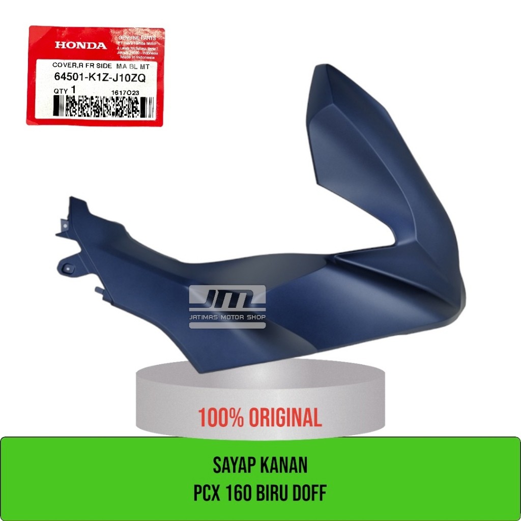 Sayap pcx 160 biru doff 64501-K1Z-J10ZQ 64601-K1Z-J10ZQ