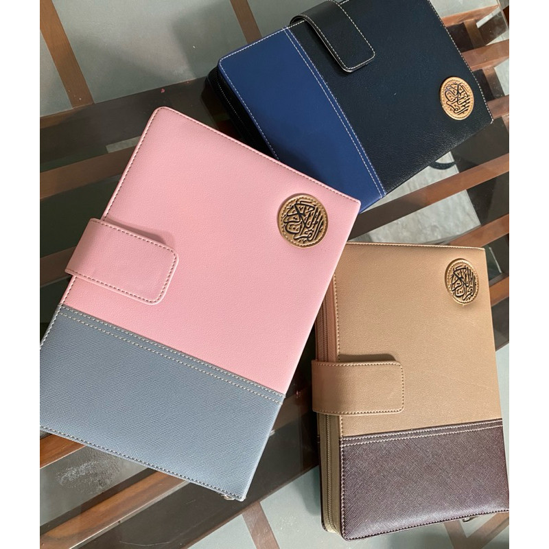 

ALFATTAH COVER QURAN A5 15,5 x 22,5 cm x 2,5 cm new design #SAMPUL ALQURAN SAJA, BELUM TERMASUK AL