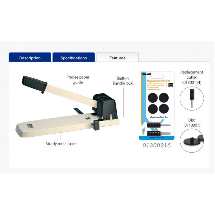 

No Na - Pembolong Kw-Trio 9330 Power Punch 2 Hole