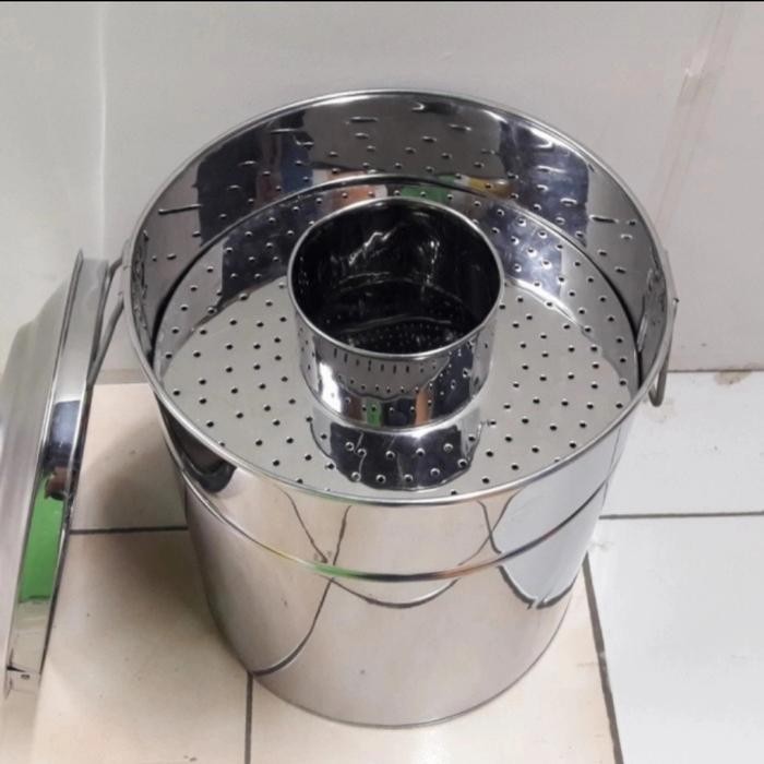 Panci Bakso Stenlis Ukuran 24Cm / Dandang Bakso 24Cm Ketebalan 0.4Ml #Gratisongkir