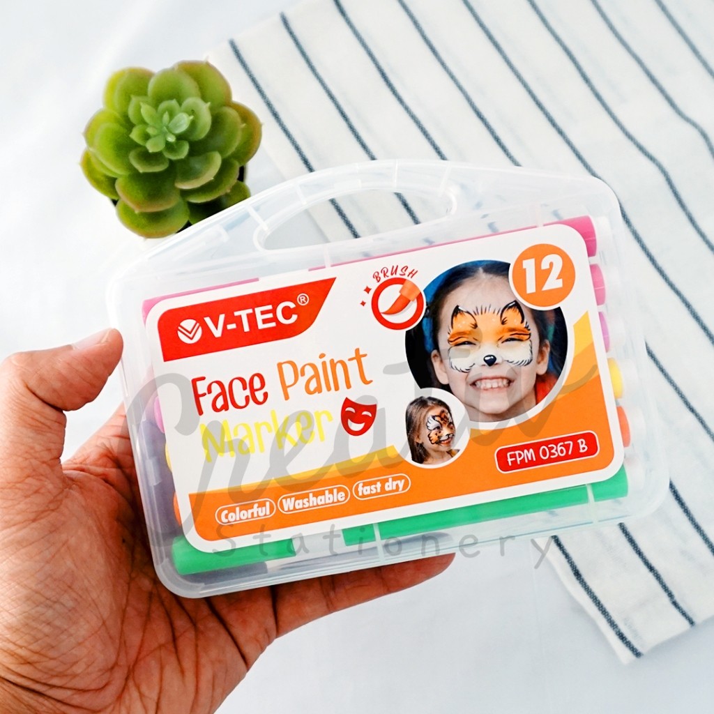 

V-TEC Face Paint Marker Spidol Wajah 12 Warna Fpm0367B WE!!!