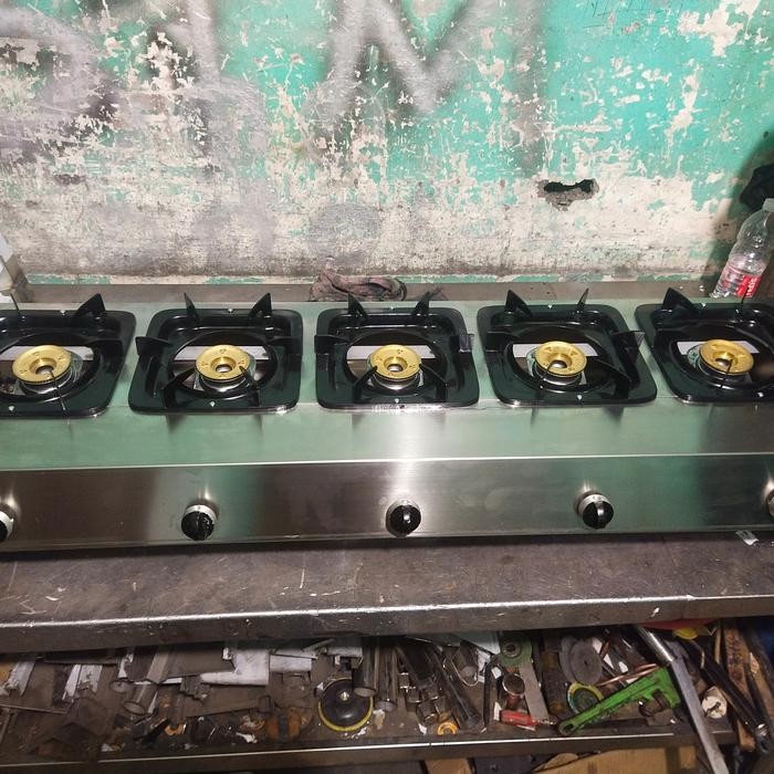 Kompor 5 Tungku Stainless