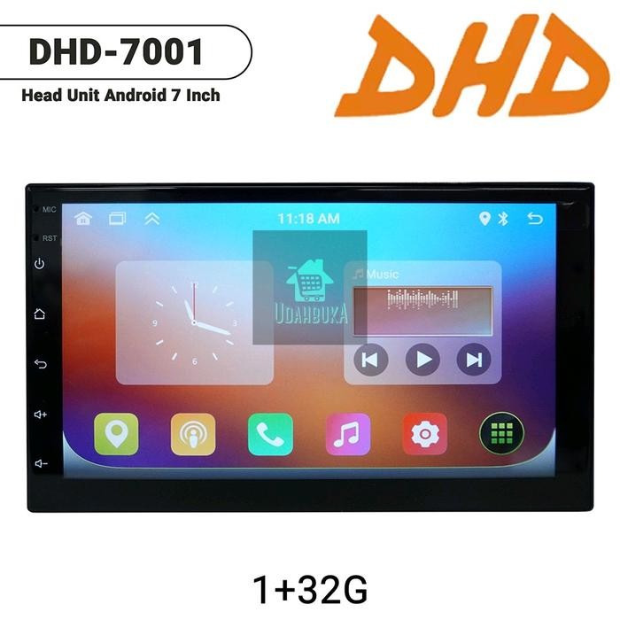 Head Unit Mobil - Double Din - Android - 7 Inch - Ram 1/2 Gb - Dhd 7001 - Car Head Unit