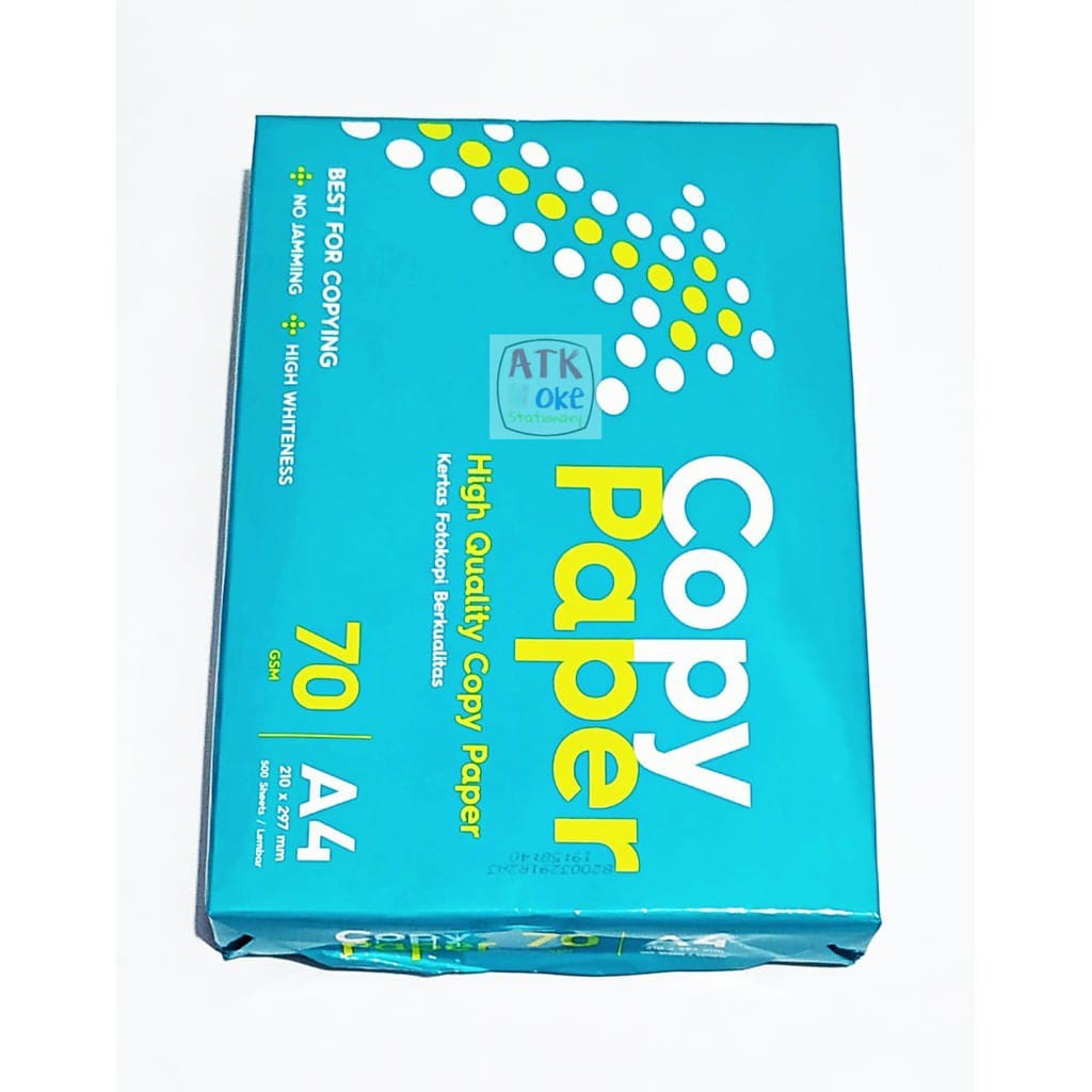 

Copy Paper Kertas HVS A4 75gsm Tebal Tahan Robek