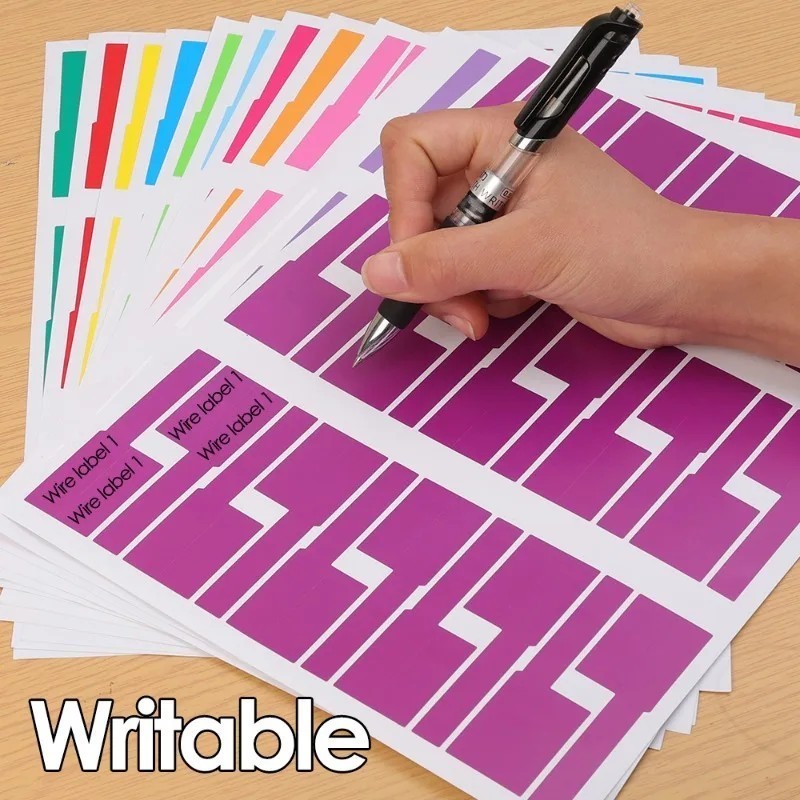 

Label Penanda Kabel Cable Label Air Stiker Label Kabel Jaringan 300pcs / 10 Lembar Label Penanda
