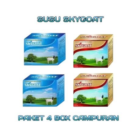 Paket 4 Skygoat Susu Kambing Etawa Bubuk Susu Etawa Skygoat Orinal
