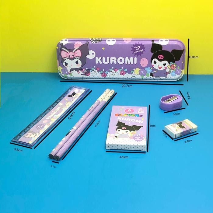 

Alat Tulis Anak Set Kotak Pensil Sanrio/ Stationery Sekolah/Goodie Bag Anak