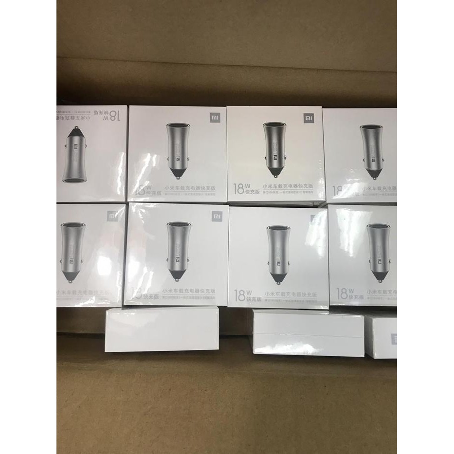 CAR CHARGER XIAOMI DUAL USB 18 WATT ORIGINAL