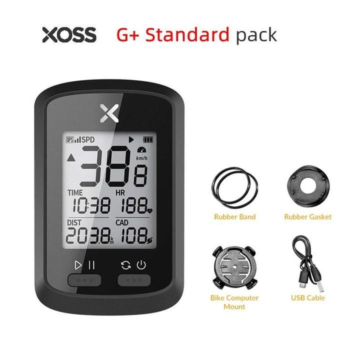 SPEEDOMETER SEPEDA XOSS G+ SAMA SILICON CASE XOSS G+ XOSS PLUS ENGLISH