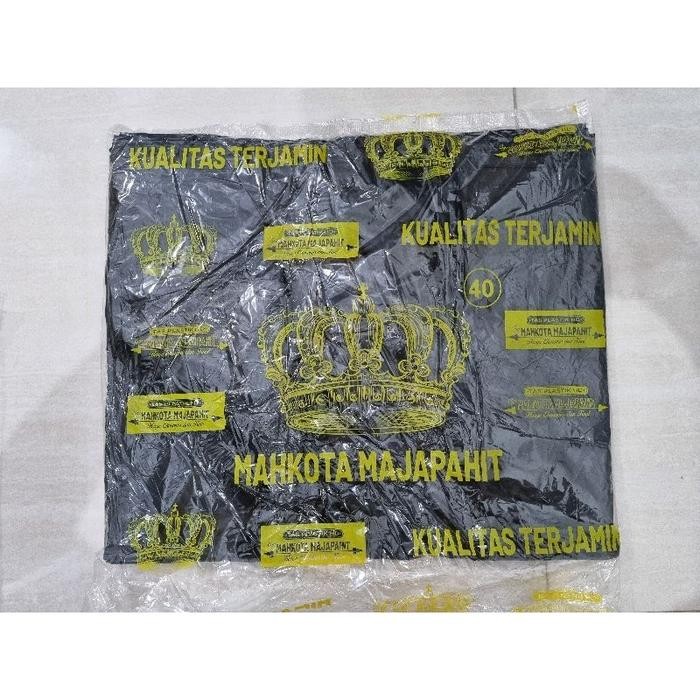 kresek besar cap mahkota majapahit ukuran 40x65 50x75 / kresek besar / kantong plastik besar hitam