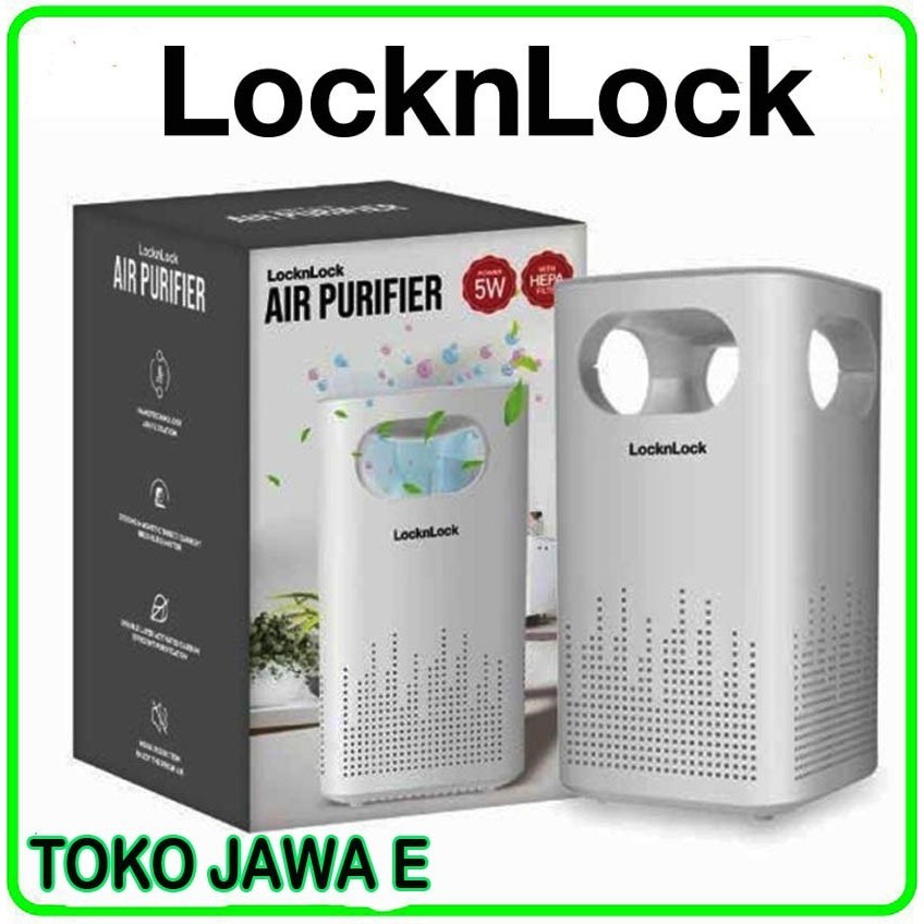MINI AIR PURIFIER PORTABLE LOCKNLOCK ENP166WHT - Pembersih Udara