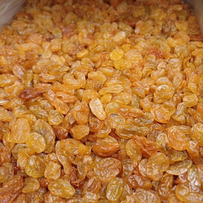 

Kismis yellow golden raisins 1kg asam manis kismis premium natural 100% alami dan segar WE!!