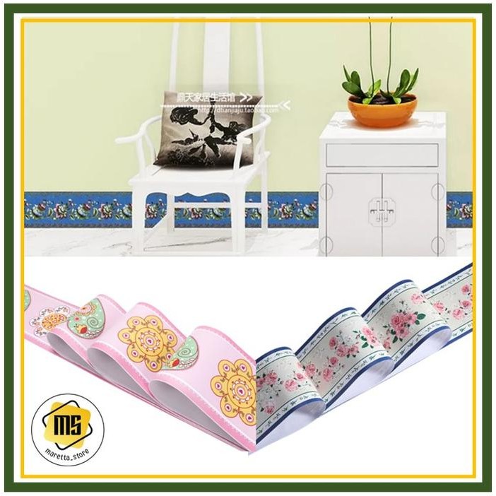 List Border Stiker Wallpaper Dinding