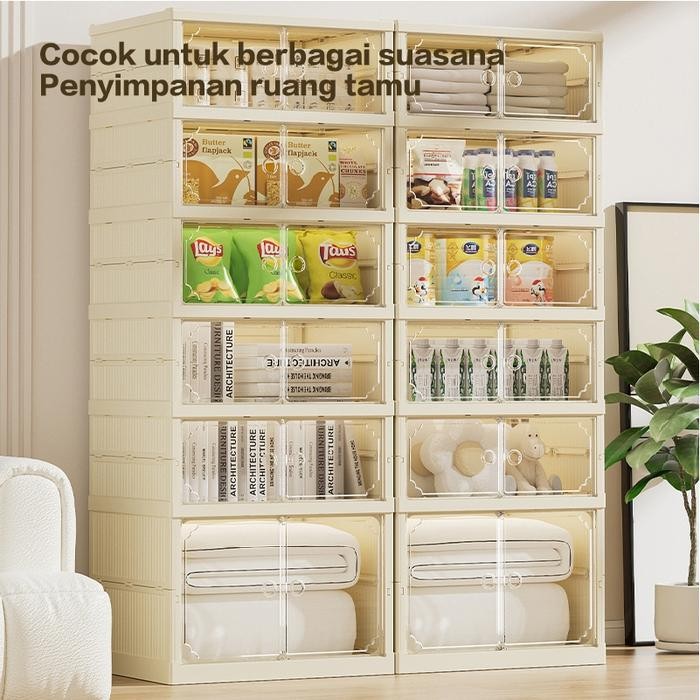MUKICO Rak Sepatu Tertutup Ready Stock Sepatu Lemari Sepatu Minimalis Pintu Transparan rak sepatu