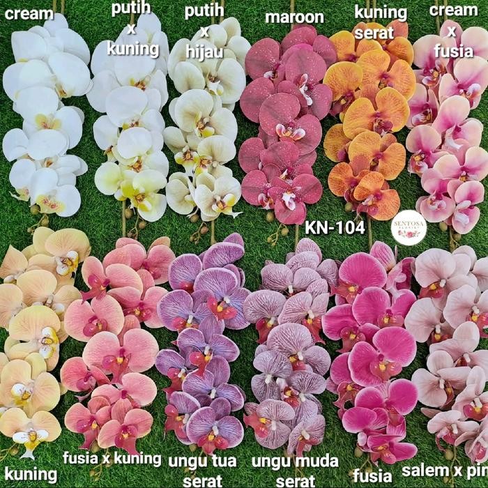 BUNGA ANGGREK LATEX PREMIUM/BUNGA ANGGREK DEKPRASI/BUNGA ANGGREK LATEX (KN-104)