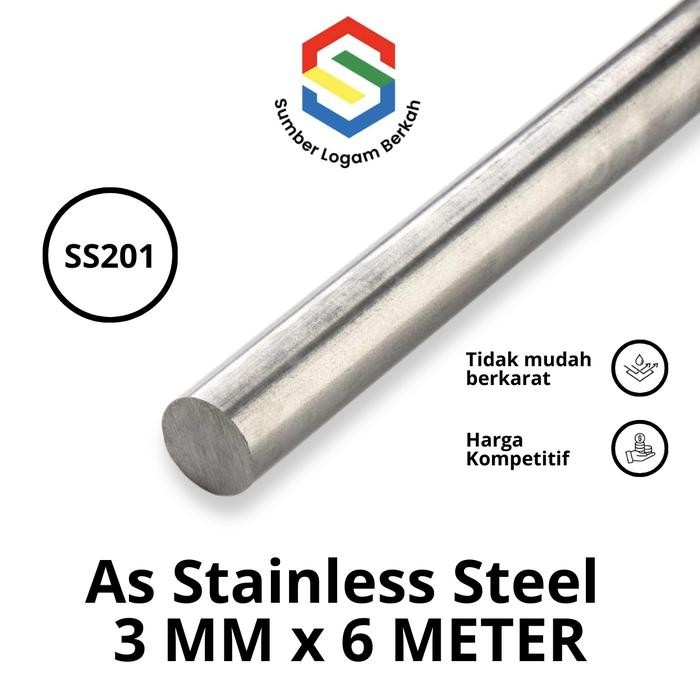 As 201 Stainless Steel 3 Mm