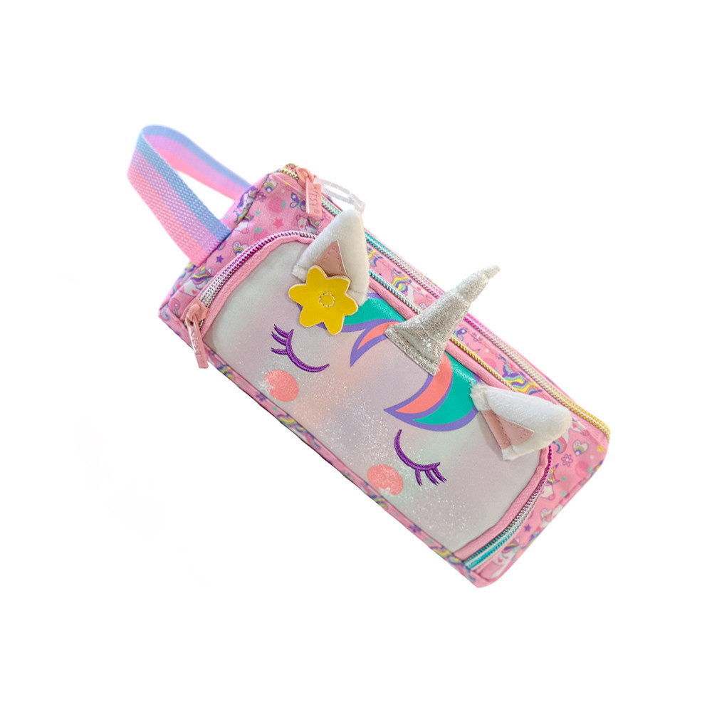 

Toys Kingdom Kiddy Star Tempat Pensil Unicorn - Pink Pouch Pensil Pulpen Pencil Case Tempat Alat