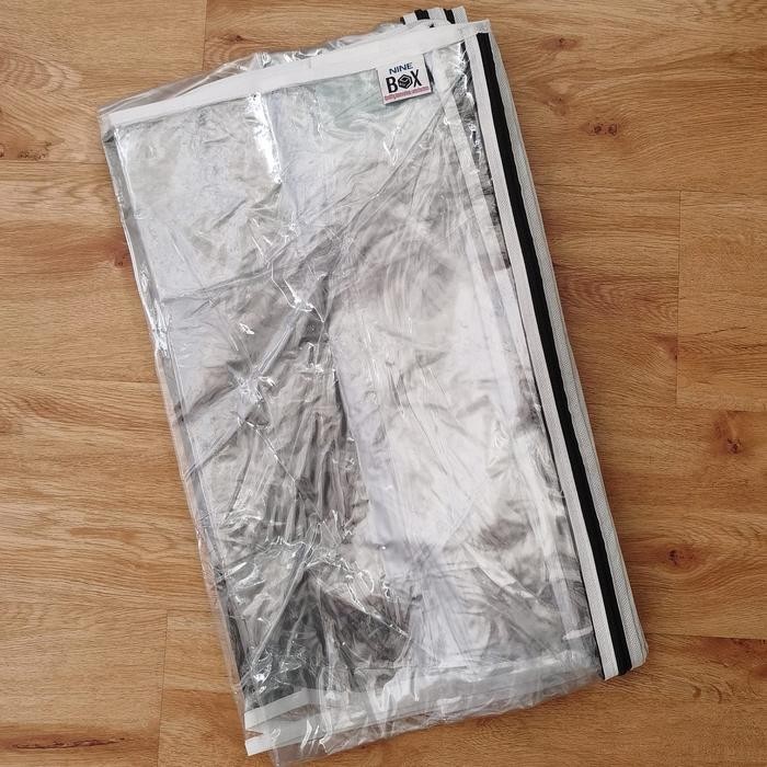 NINE BOX COVER FULL MIKA PLASTIK UNTUK RAK SEPATU