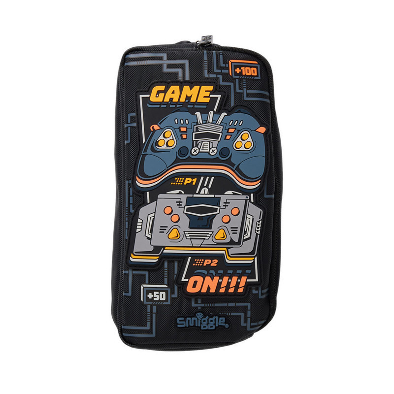 

Smiggle Super Charge Pocket Character Pencil Case - IGL456809BLK