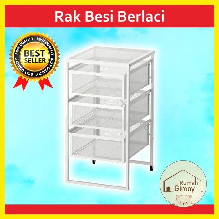 Laci Penyimpanan Rak Laci Kantor Laci besi Unit Laci Putih Besi