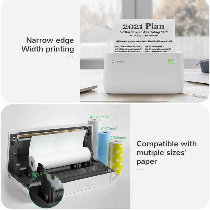 Printer Thermal Tanpa Tinta Peripage A9 A9Pro & A9S Max 304 Dpi