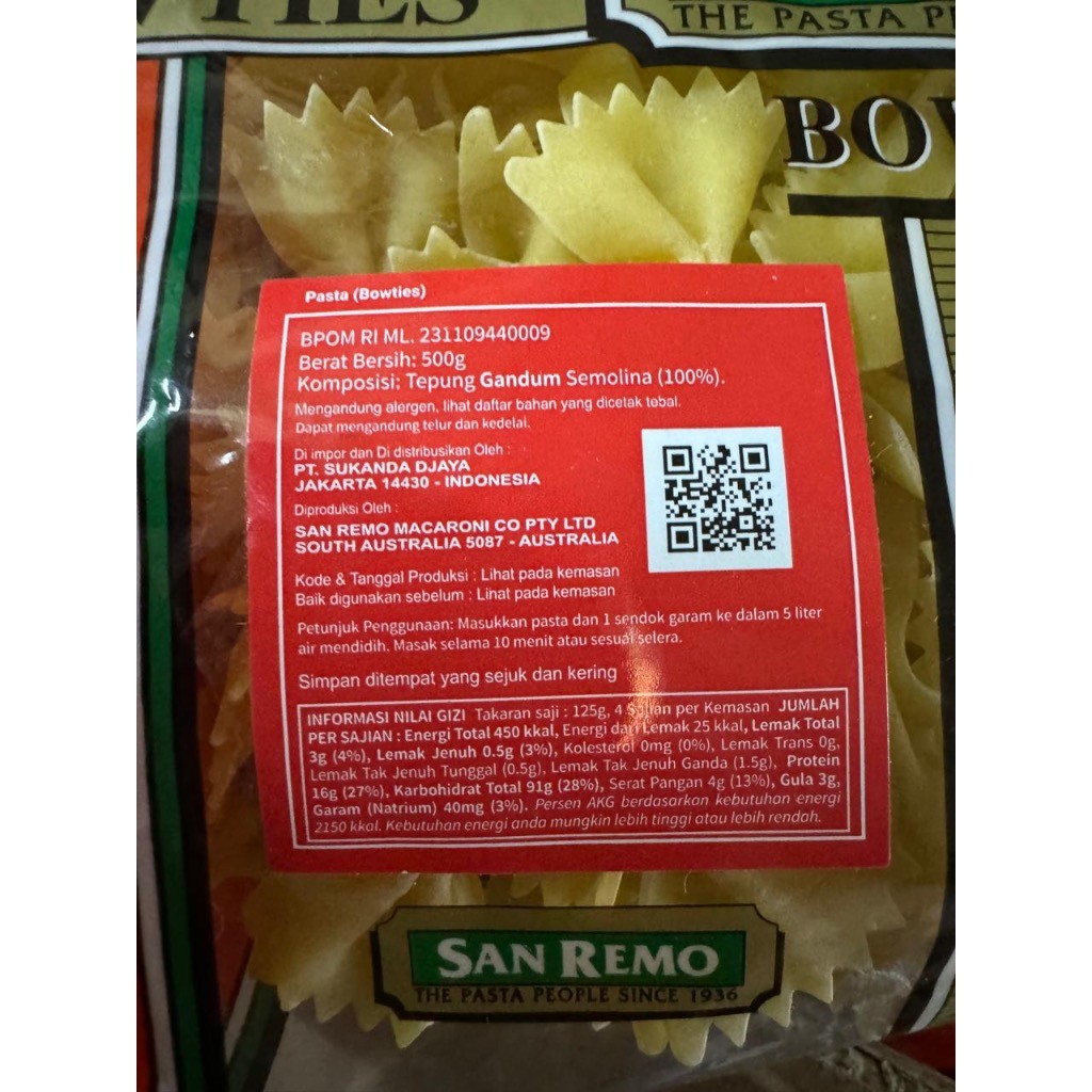 

Olivoliv Snack San Remo Short Pasta Macaroni / Fusilli / Fussilini / Rigatoni / Elbow / Penne Rigani