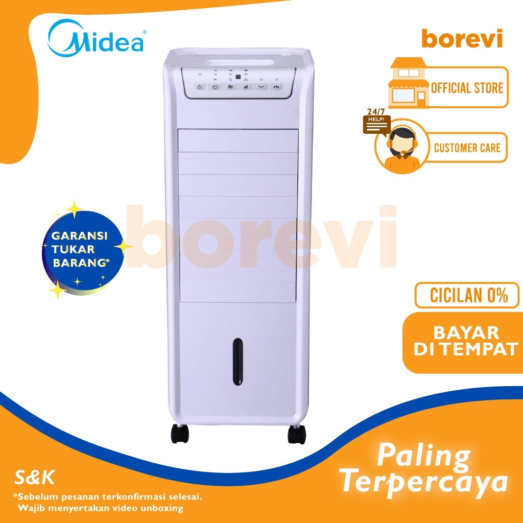 Midea 100 AB Air Cooler Portable 6 Liter Remote AC100AB 100AB 100A B