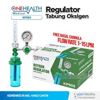 Regulator Tabung Oksigen OneHealth KP905 / Regulator Oxygen / Regulator Oksigen Terlaris Asma Terbar