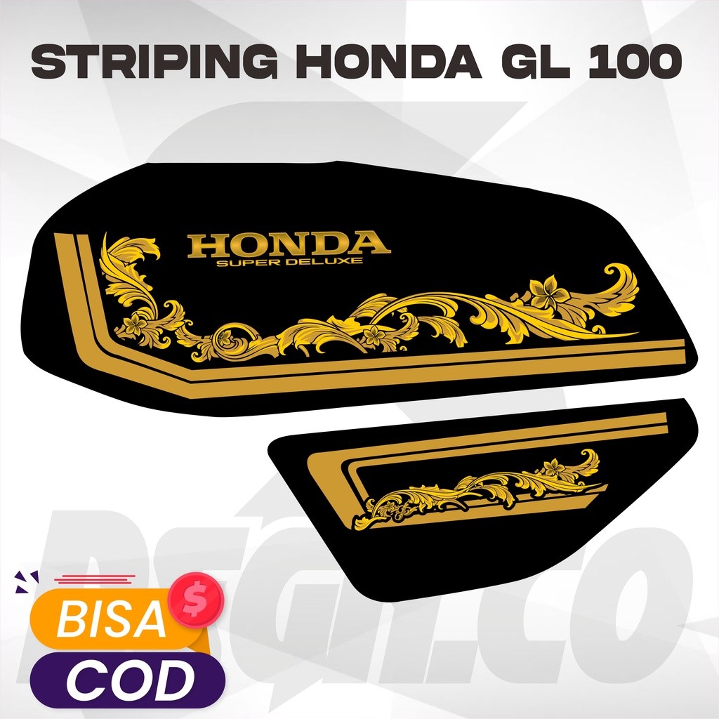 Citra Gardens Striping Variasi Gl 100 Motif Original Striping Variasi Honda Gl 100 Gl Cepek