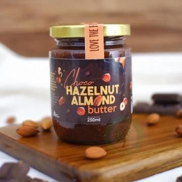

JTTOP" CHOCO HAZELNUT ALMOND BUTTER 250ML