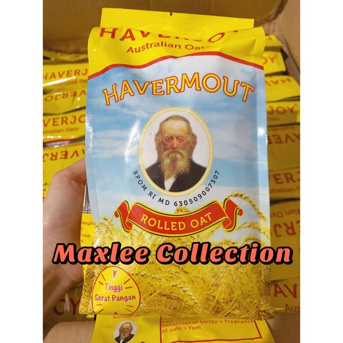 

JTTOP" HAVERJOY HAVERMOUT ROLLED OAT KUNING 1KG / AUSTRALIAN OAT
