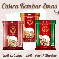 

Tepung Terigu Cakra Kembar Emas Roti 5kg / Cakra Mas Roti