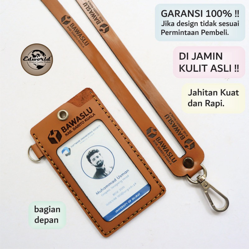 

Case ID Card Kulit Asli Custom ( Terlaris )