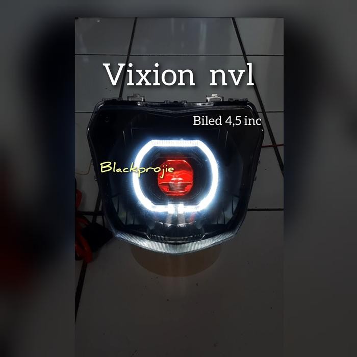 REFLEKTOR VIXION NEW LIGHTING PROJIE BILED PREMIUM VIXION NVL LAMPU DEPAN VIXION