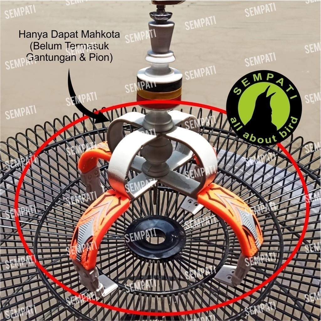 SEMPATI MAHKOTA SANGKAR MURAI SOCKET SOKET RACING BALAP MAHKOTA KANDANG BURUNG MURAI SHOCKET VARIASI