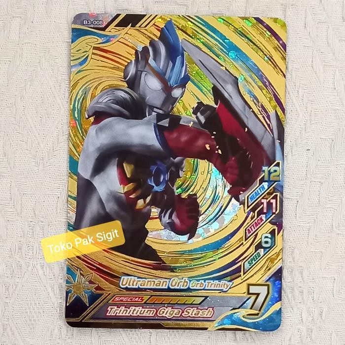 Ultraman Orb Trinity B3-008 UR Ultraman Fusion Fight R/B Ver 3