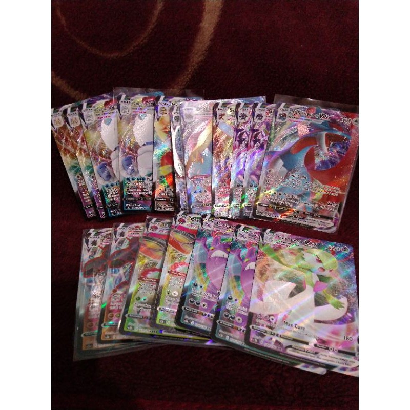 Pokemon Random Bulk 500+ Kartu Bonus GX / V / EX / V Max dan Foil Original TCG Indonesia Pikachu