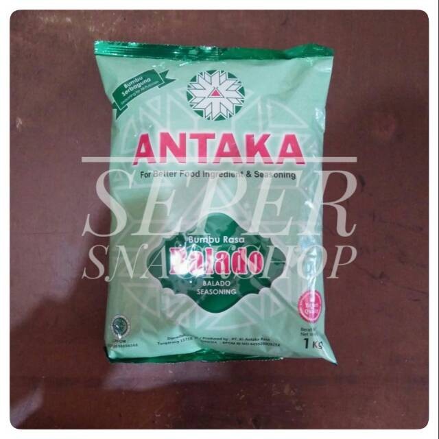 

Bumbu Tabur Instant / Bumbu Masak / Bumbu Masakan Tabur Serba Guna Antaka Balado 1 KG