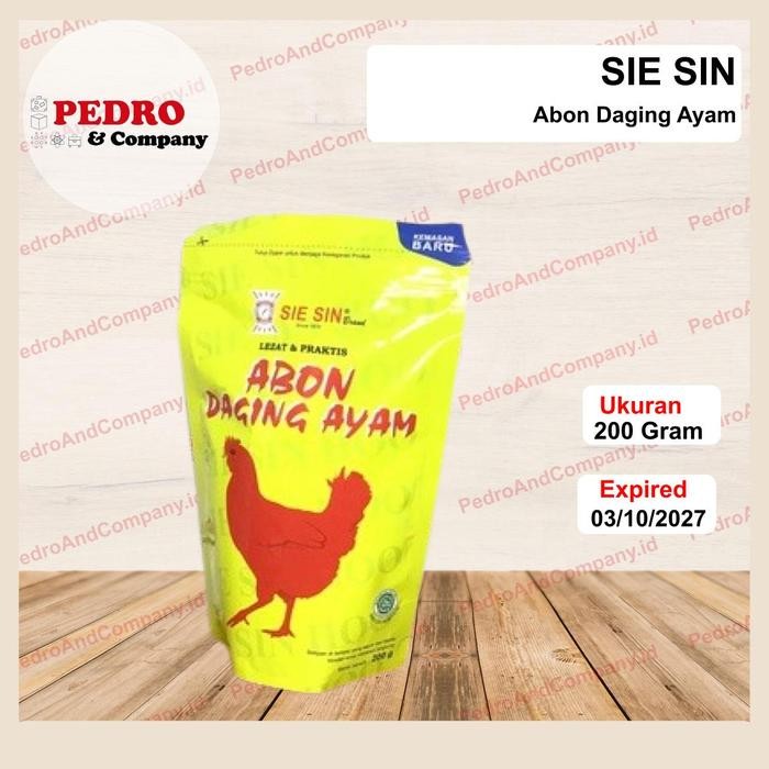

Sie Sin Brand - abon ayam/ chicken floss (200 gr)