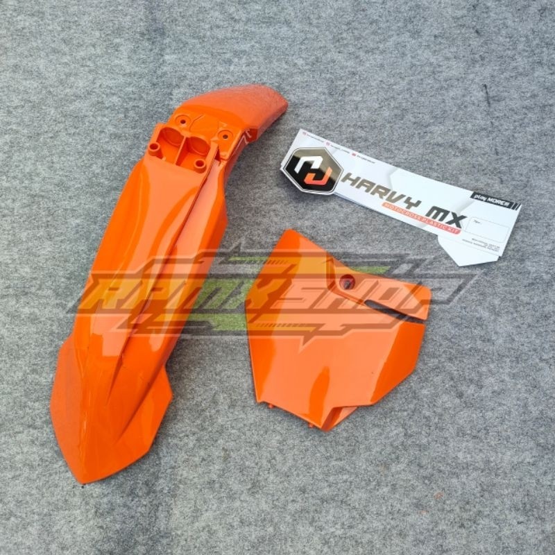 Awet Spakbor Depan Ktm 85 Set Papan Nomer Ktm 85 2020 Set Supermoto Klx L S Dtracker Wr Crf Ktm Husq