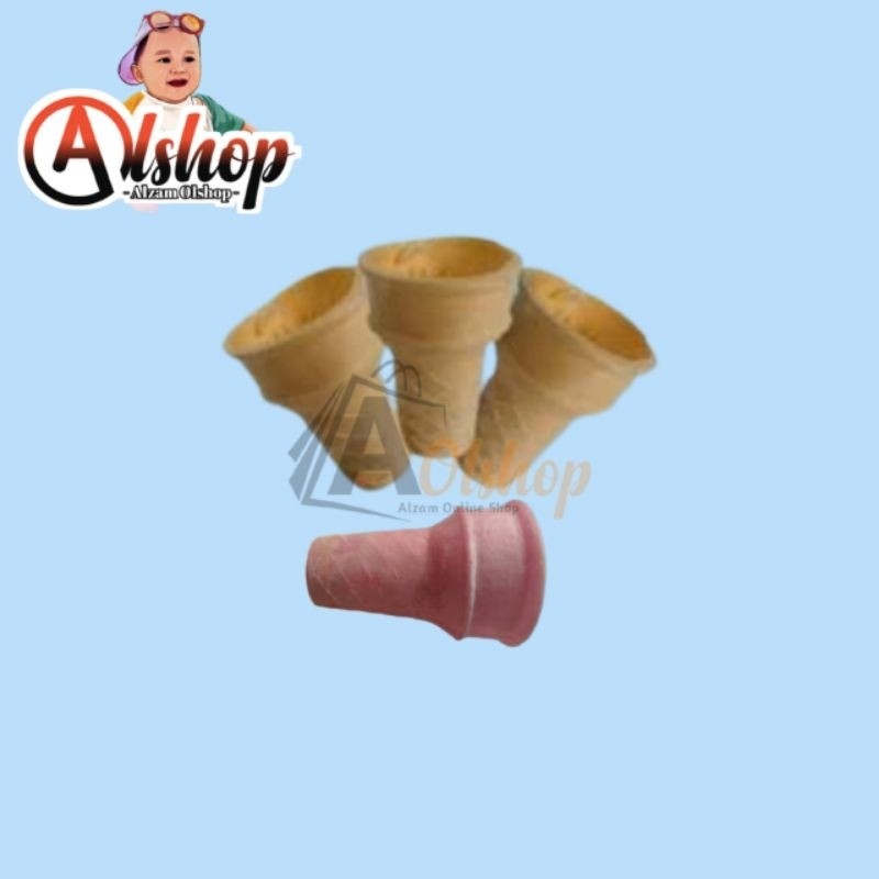 

cone ice cream/cone Es krim/ wadah es krim/simping es krim MCD (McDonald's) 5,5 Cm 150 pcs