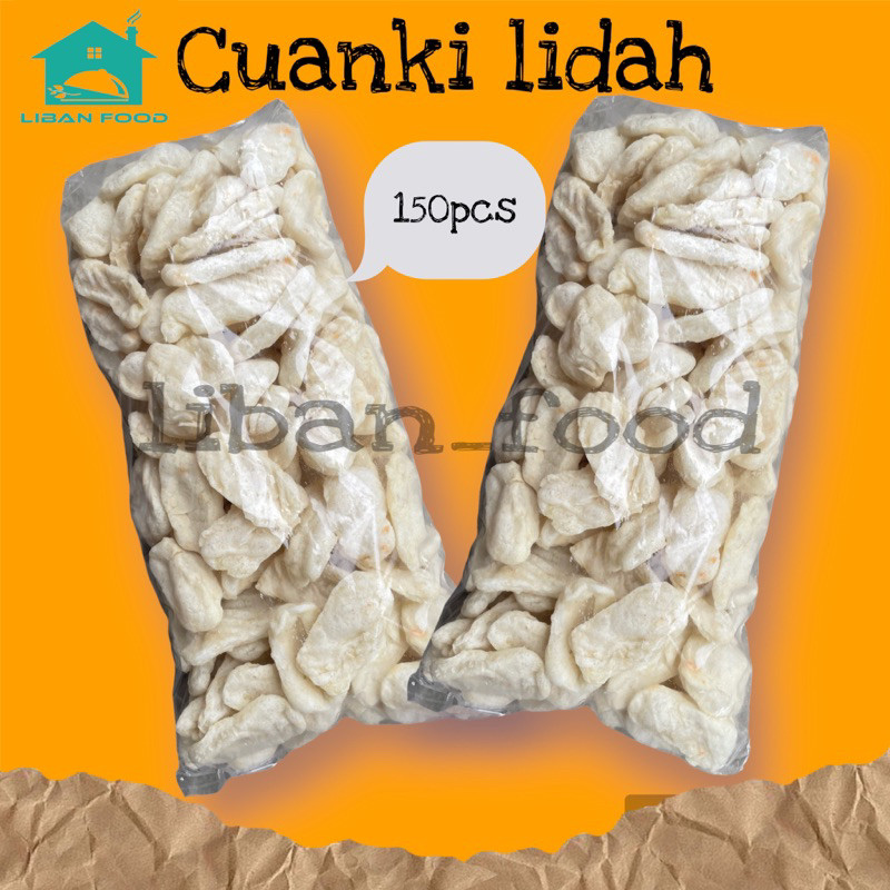 

CUANKI LIDAH ISI 150 PCS/TOPING SEBLAK BASO ACI/LIBAN FOOD