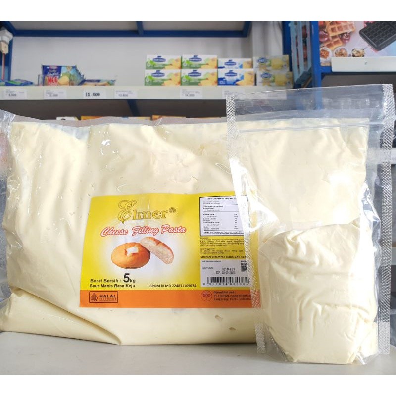 

Elmer Filling Keju 250Gr / Isian Roti Keju 250Gr / Elmer Cheese Filling 250Gr / Selai Keju Elmer